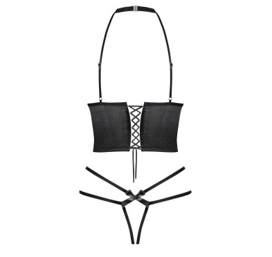 Sex komplet półgorset stringi choker delishya l/xl Sex komplet półgorset stringi choker delishya l/xl