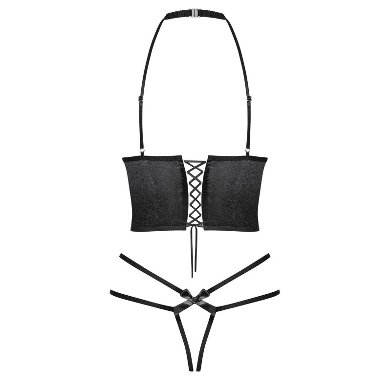 Sex komplet półgorset stringi choker delishya l/xl Sex komplet półgorset stringi choker delishya l/xl