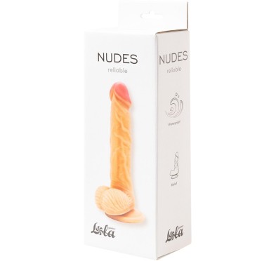 Gruby żylasty penis z mocną przyssawką 18,9 cm