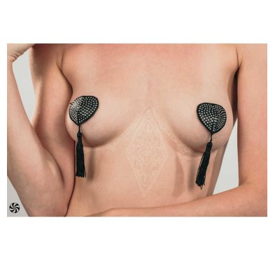 Pasties Burlesque Evans Silver