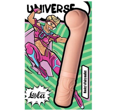 Rechargeable Mini Vibrator Universe Rocky's Fairy Mallet Beige