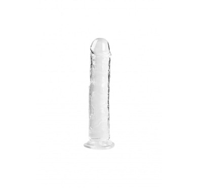 Dildo jak penis przyssawka przezroczyste sex 16cm
