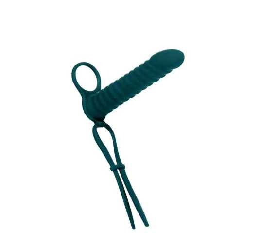 Dildo pierścień na penisa przedłużenie silikonowe