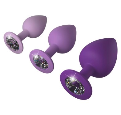 Zestaw wtyczek analnych korki z brylantami plug Zestaw wtyczek analnych korki z brylantami plug