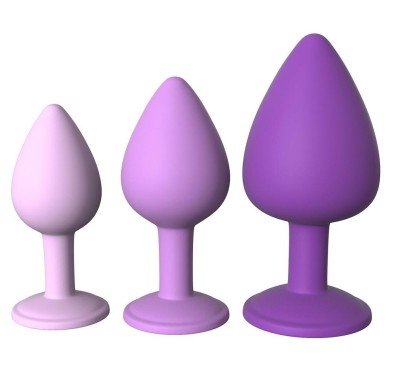 Zestaw wtyczek analnych korki z brylantami plug Zestaw wtyczek analnych korki z brylantami plug