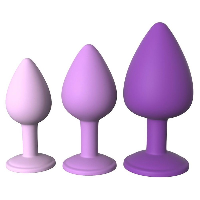 Zestaw wtyczek analnych korki z brylantami plug Zestaw wtyczek analnych korki z brylantami plug