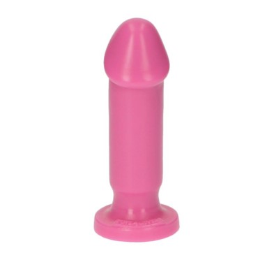 Różowe dildo gładki trzon z mocną przyssawką 15 cm Różowe dildo gładki trzon z mocną przyssawką 15 cm