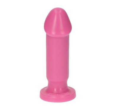 Różowe dildo gładki trzon z mocną przyssawką 15 cm Różowe dildo gładki trzon z mocną przyssawką 15 cm