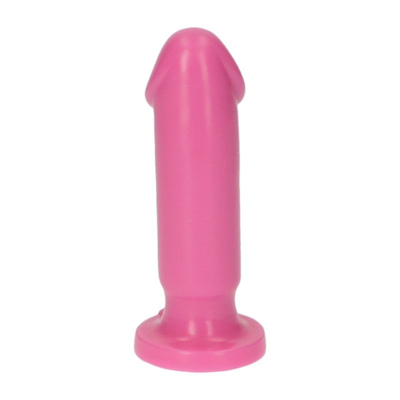 Różowe dildo gładki trzon z mocną przyssawką 15 cm Różowe dildo gładki trzon z mocną przyssawką 15 cm