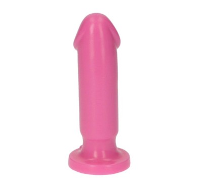 Różowe dildo gładki trzon z mocną przyssawką 15 cm Różowe dildo gładki trzon z mocną przyssawką 15 cm