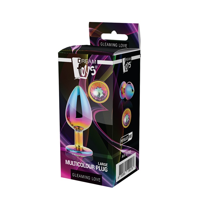 GLEAMING LOVE MULTICOLOUR PLUG LARGE