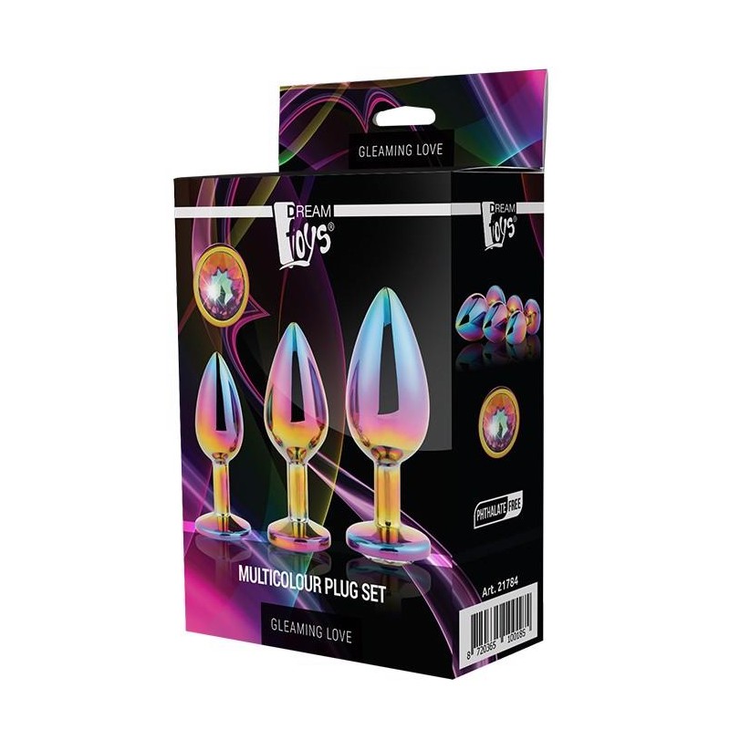 GLEAMING LOVE MULTICOLOUR PLUG SET