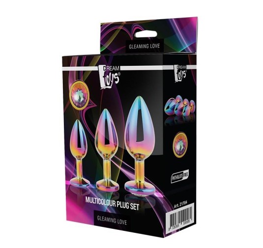 GLEAMING LOVE MULTICOLOUR PLUG SET