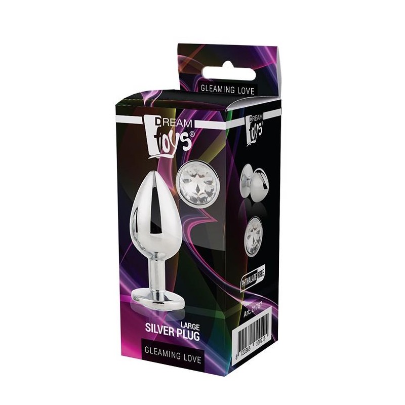GLEAMING LOVE SILVER PLUG LARGE