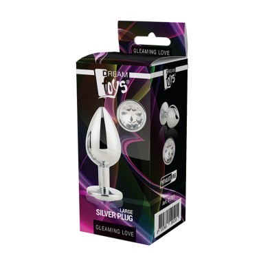 GLEAMING LOVE SILVER PLUG LARGE