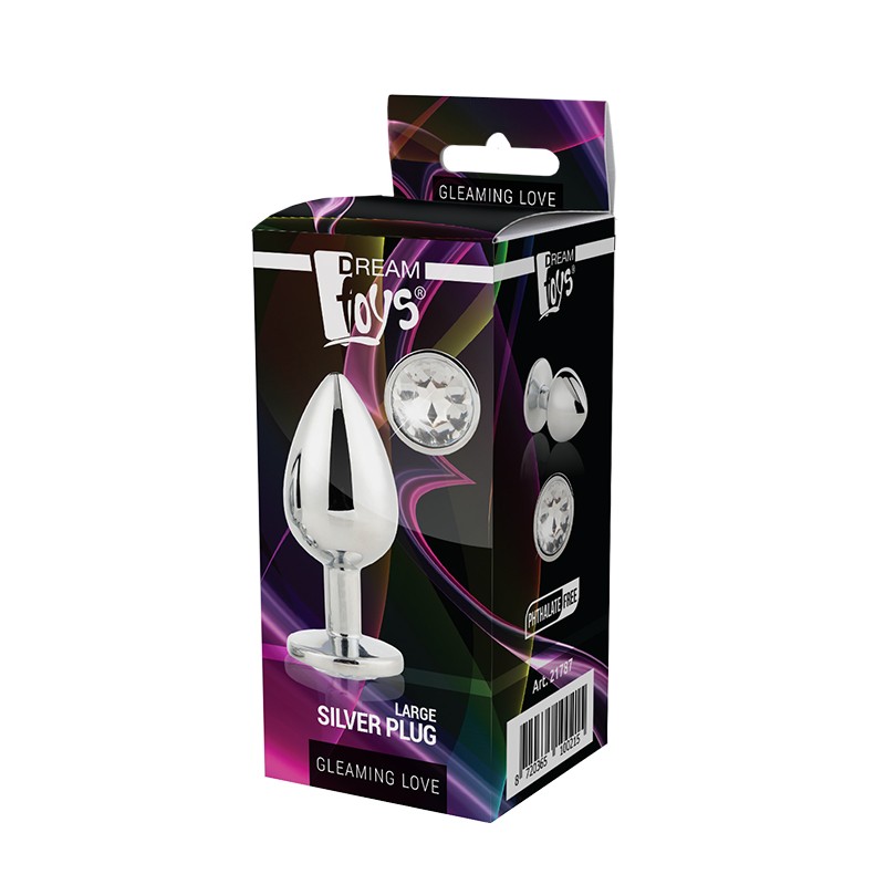 GLEAMING LOVE SILVER PLUG LARGE