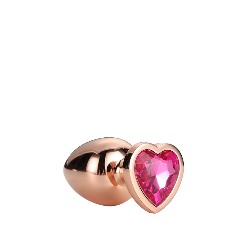 Złoty korek analny zatyczka z diamentem plug 7 cm Złoty korek analny zatyczka z diamentem plug 7 cm