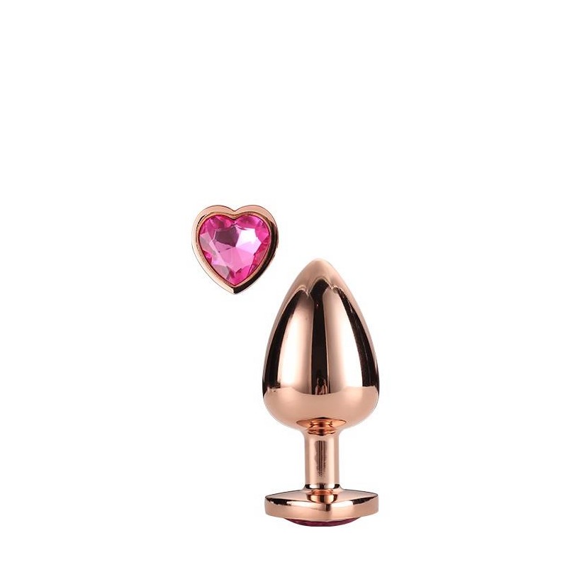 Złoty korek analny zatyczka z diamentem plug 7 cm Złoty korek analny zatyczka z diamentem plug 7 cm