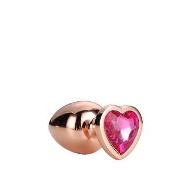 Złoty korek analny zatyczka z diamentem plug 7 cm Złoty korek analny zatyczka z diamentem plug 7 cm