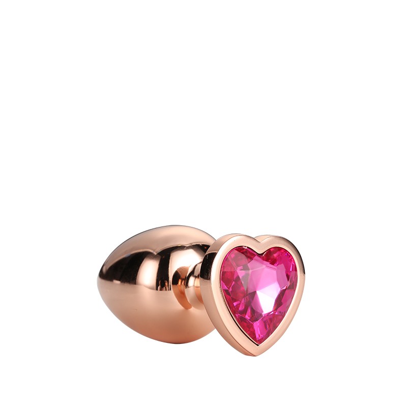 GLEAMING LOVE ROSE GOLD PLUG MEDIUM