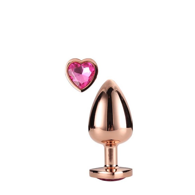 GLEAMING LOVE ROSE GOLD PLUG MEDIUM