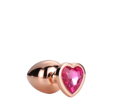 GLEAMING LOVE ROSE GOLD PLUG MEDIUM