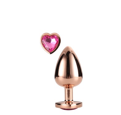 GLEAMING LOVE ROSE GOLD PLUG MEDIUM