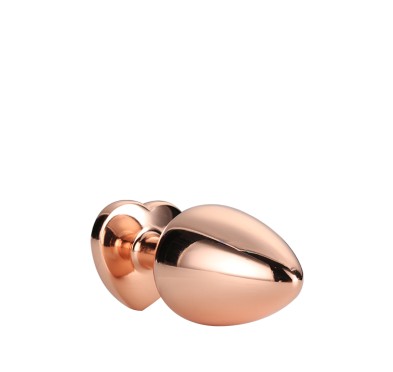 GLEAMING LOVE ROSE GOLD PLUG LARGE