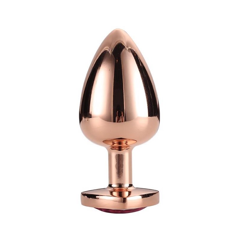 GLEAMING LOVE ROSE GOLD PLUG LARGE