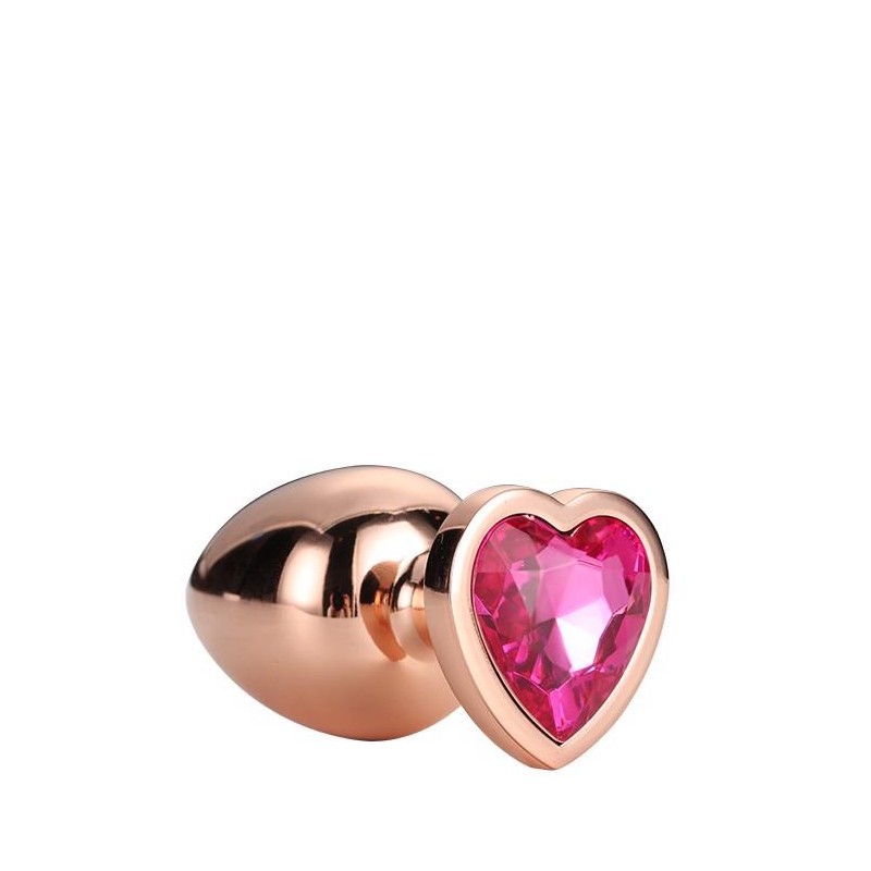 GLEAMING LOVE ROSE GOLD PLUG LARGE