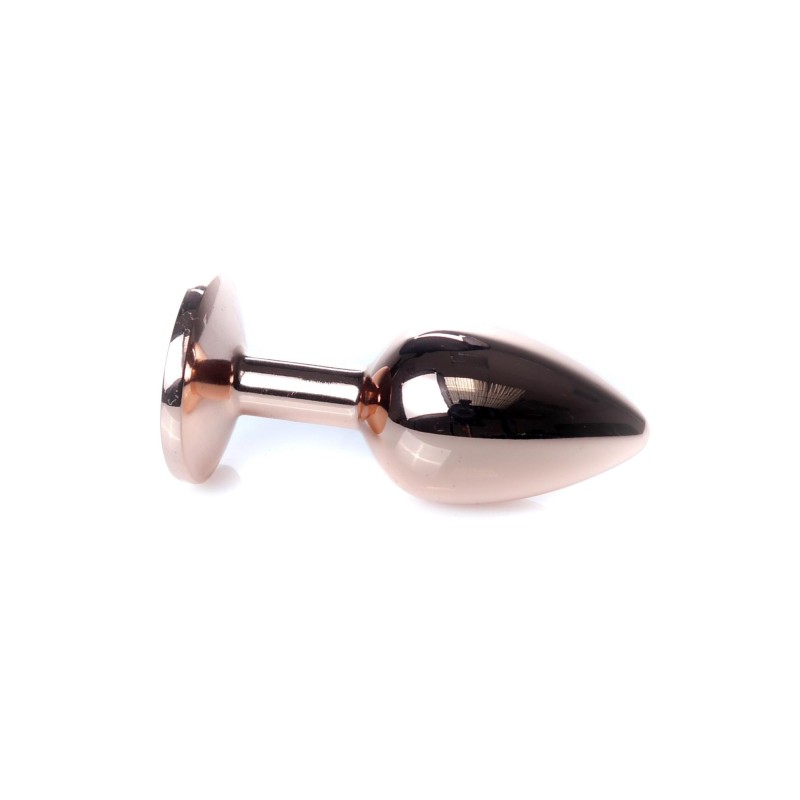Korek analny ozdobny z kryształkiem metalowy 7cm Korek analny ozdobny z kryształkiem metalowy 7cm