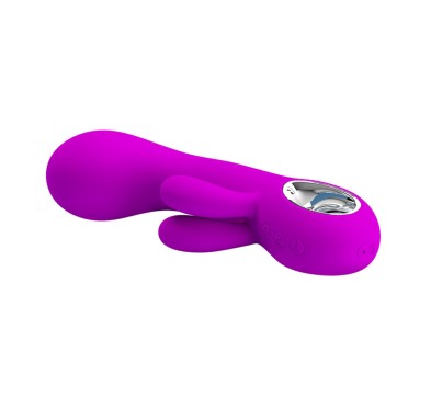 Wibrator króliczek z masażerem sex 15cm 7 trybów Wibrator króliczek z masażerem sex 15cm 7 trybów