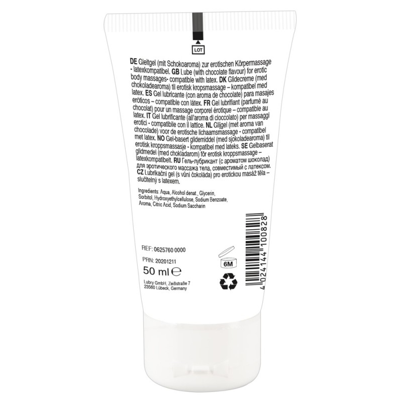 Żel do masażu erotycznego jadalny czekolada 50 ml Żel do masażu erotycznego jadalny czekolada 50 ml
