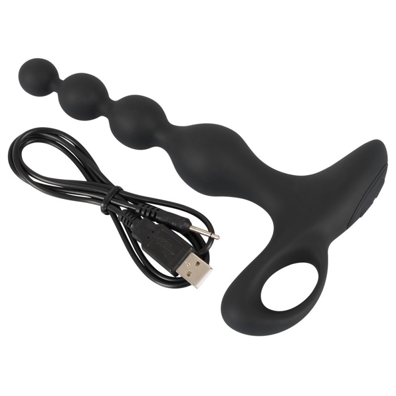 Koraliki kulki analne do pupy wibracje 20cm 10tryb Koraliki kulki analne do pupy wibracje 20cm 10tryb