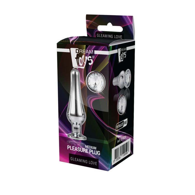 GLEAMING LOVE SILVER PLEASURE PLUG M