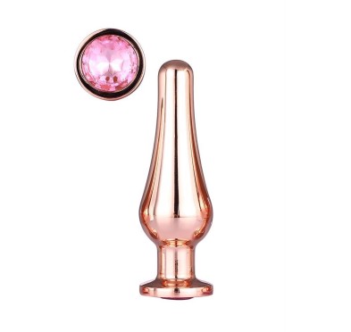 GLEAMING LOVE ROSE GOLD PLEASURE PLUG M