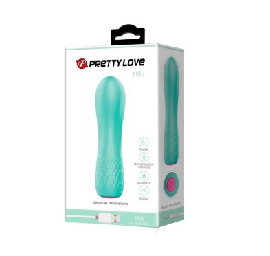Wibrator klasyczny podręczny masażer 12trybów 11cm Wibrator klasyczny podręczny masażer 12trybów 11cm
