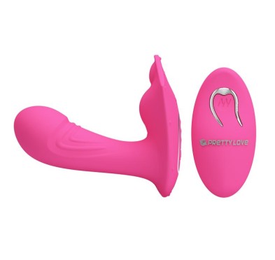 Wibrator do majtek penis członek z pilotem 12tryb Wibrator do majtek penis członek z pilotem 12tryb
