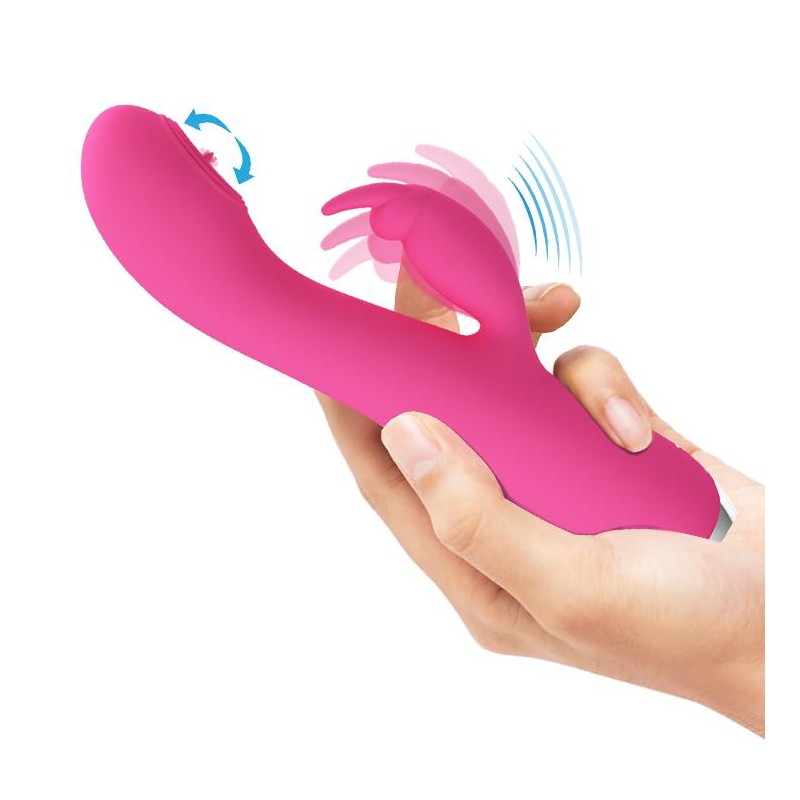 Wibrator króliczek z rotacyjnym języczkiem 12tryb Wibrator króliczek z rotacyjnym języczkiem 12tryb