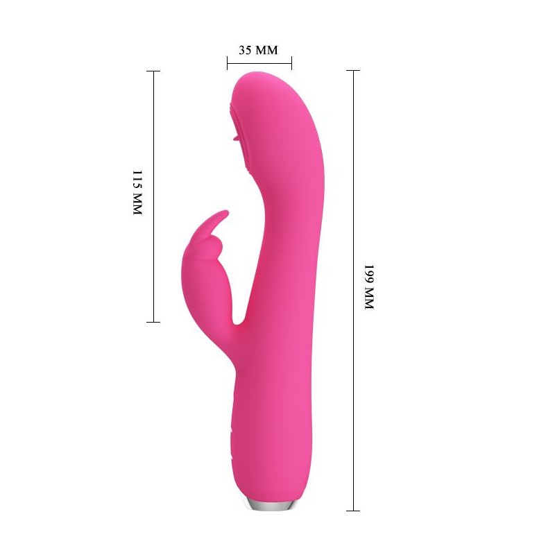 Wibrator króliczek z rotacyjnym języczkiem 12tryb Wibrator króliczek z rotacyjnym języczkiem 12tryb