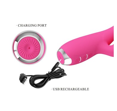 Wibrator króliczek z rotacyjnym języczkiem 12tryb Wibrator króliczek z rotacyjnym języczkiem 12tryb