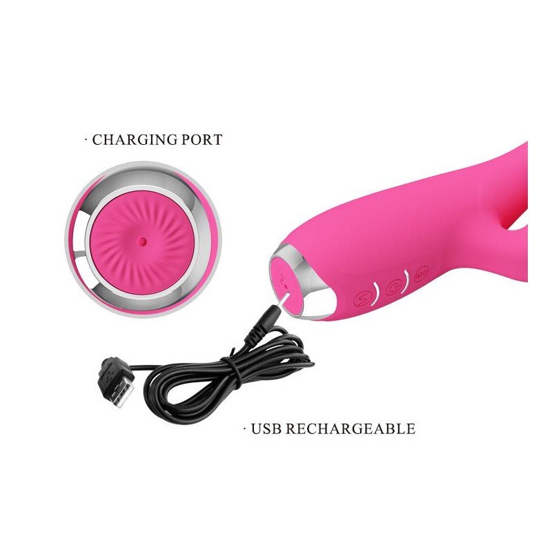 Wibrator króliczek z rotacyjnym języczkiem 12tryb Wibrator króliczek z rotacyjnym języczkiem 12tryb