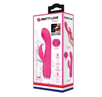 Wibrator króliczek z rotacyjnym języczkiem 12tryb Wibrator króliczek z rotacyjnym języczkiem 12tryb