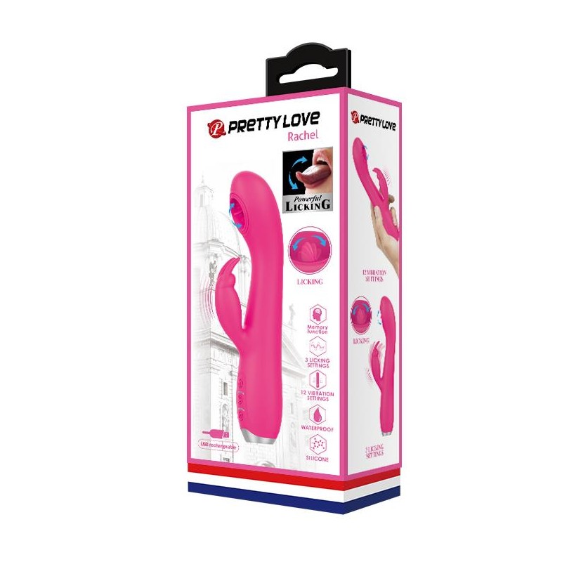 Wibrator króliczek z rotacyjnym języczkiem 12tryb Wibrator króliczek z rotacyjnym języczkiem 12tryb