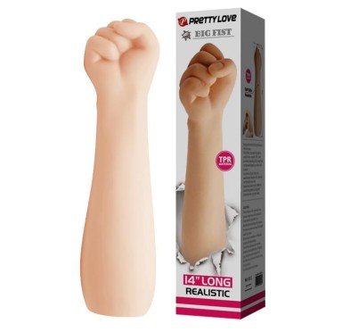 Dildo do fistingu ręka dłoń pięść naturalna 36cm Dildo do fistingu ręka dłoń pięść naturalna 36cm