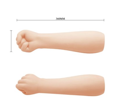 Dildo do fistingu ręka dłoń pięść naturalna 36cm Dildo do fistingu ręka dłoń pięść naturalna 36cm