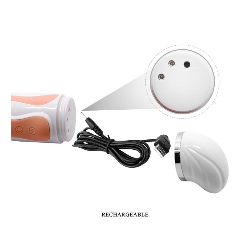 Wibrator wielofunkcyjny podgrzewanie 12trybów 26cm Wibrator wielofunkcyjny podgrzewanie 12trybów 26cm