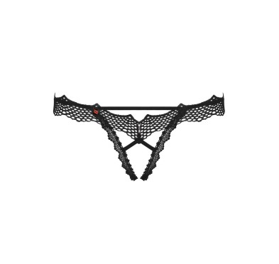 Stringi otwarte koronkowe obsessive bravelle l/xl Stringi otwarte koronkowe obsessive bravelle l/xl