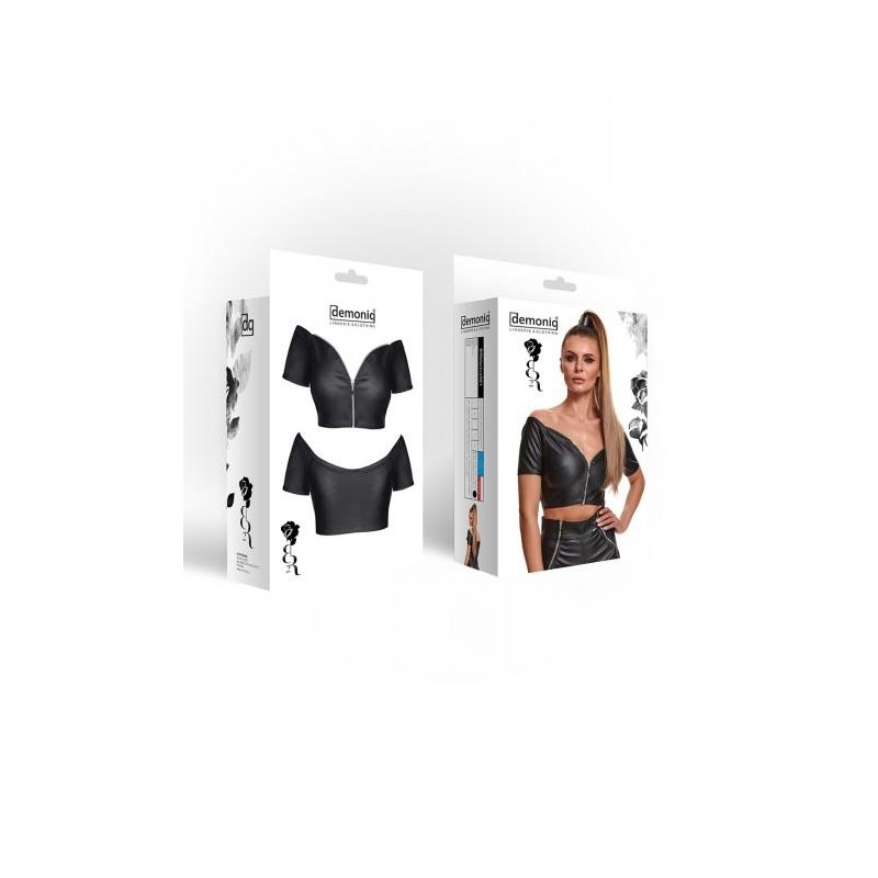 Bielizna - BRMARINA001 top czarny rozmiar S