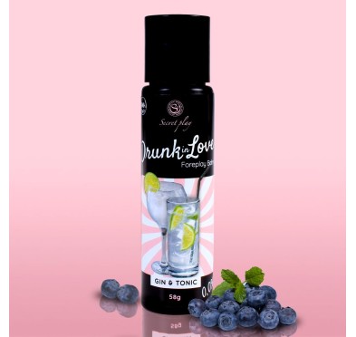 Żel intymny do gry wstępnej jadalny gin tonic 60ml Żel intymny do gry wstępnej jadalny gin tonic 60ml